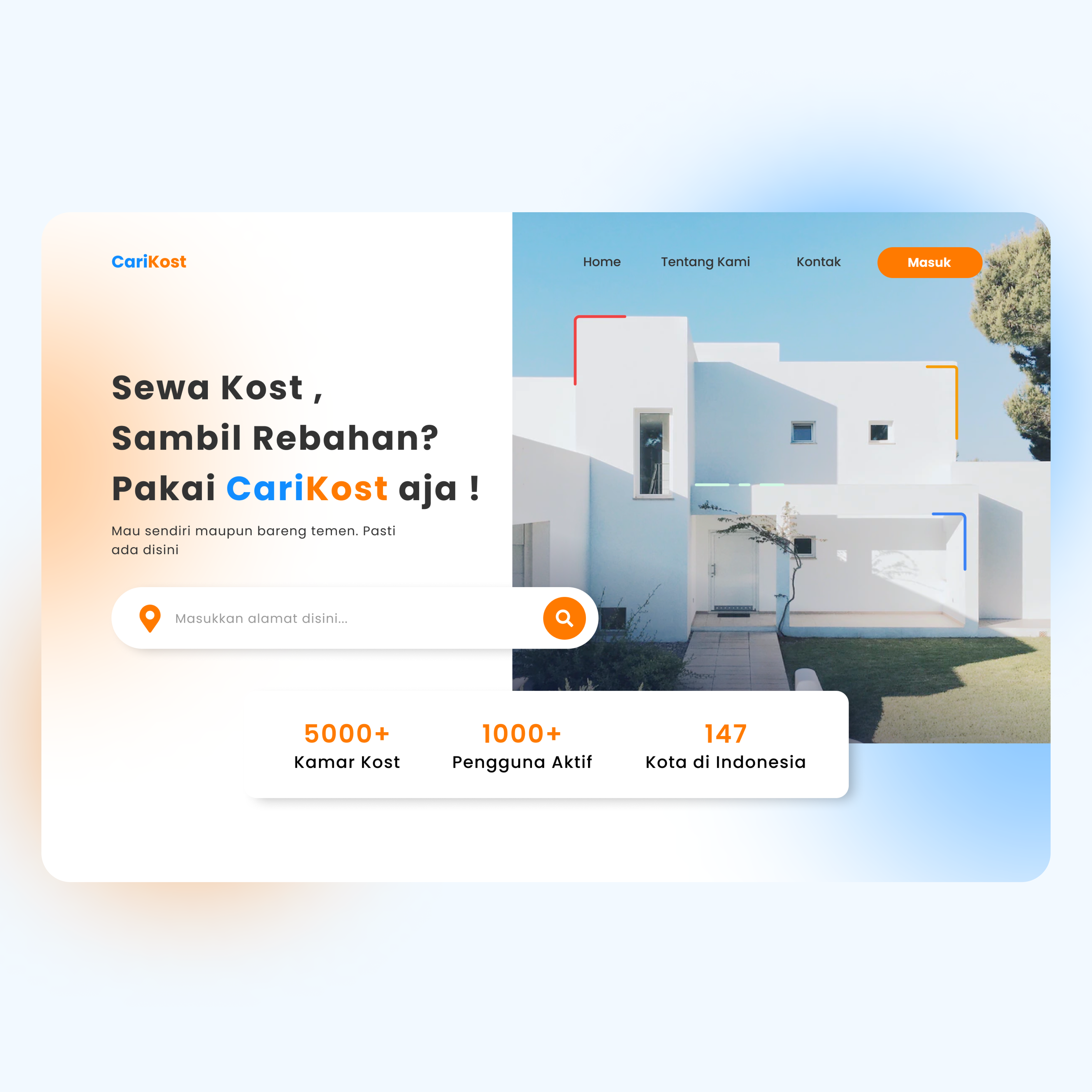 CariKost - UI/UX Design Web