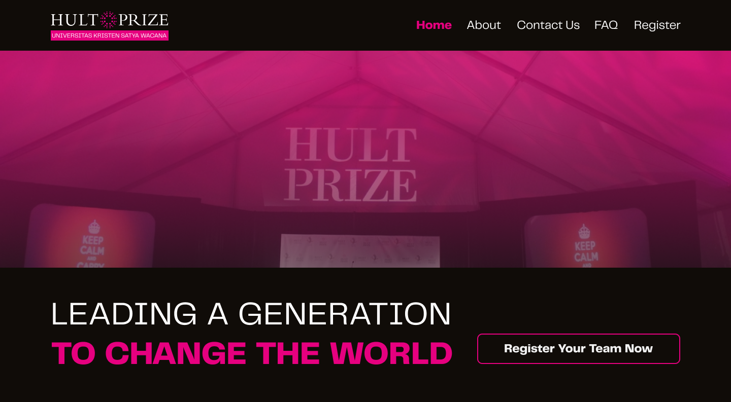 HultPrize Web Design