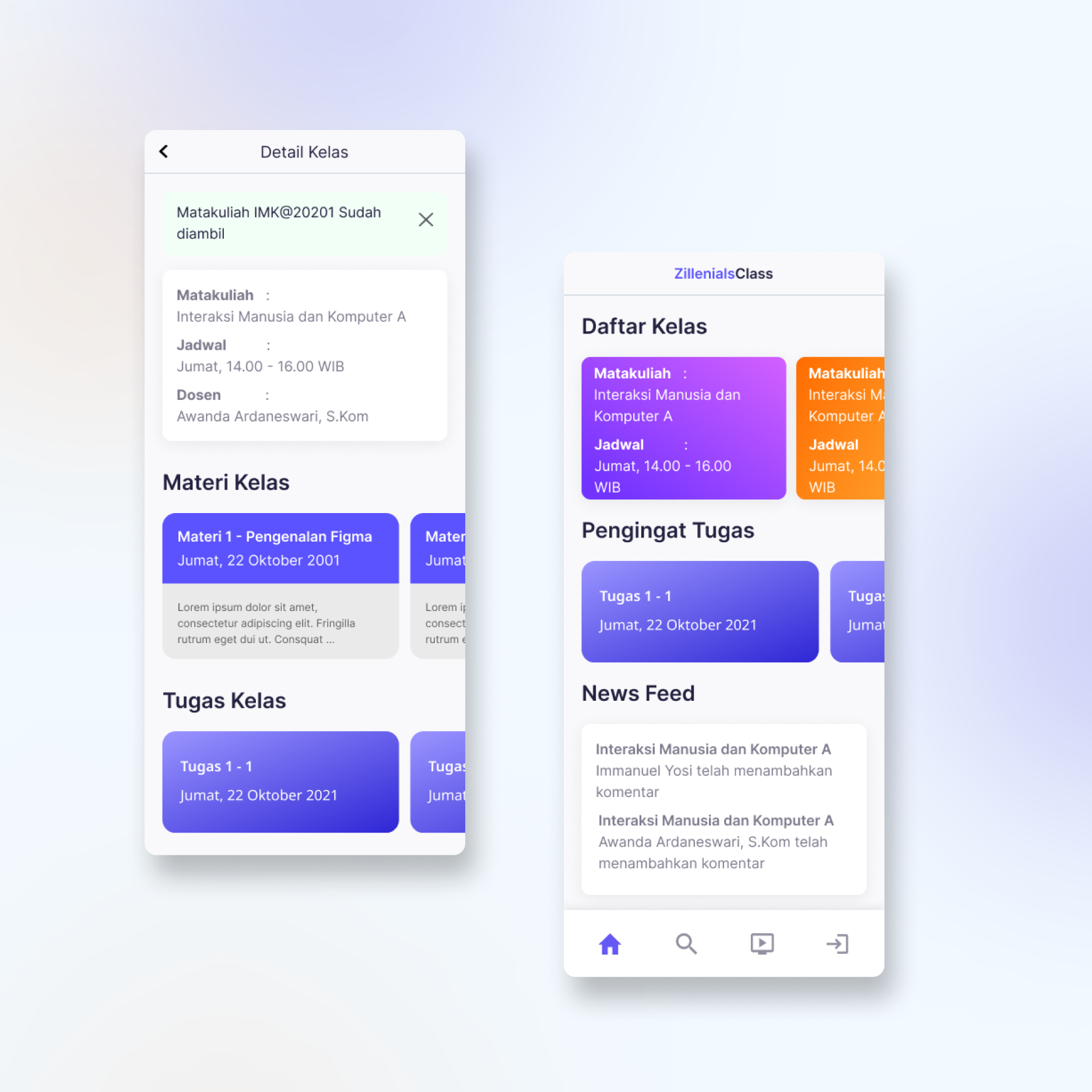 Zillenials Mobile Design
